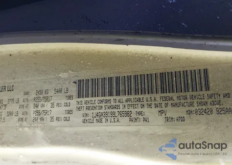 2009 Jeep Wrangler Unlimited X z USA, uszkodzony, nr VIN 1J4GA39199L765982